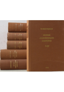 Ceuvres Acarologiques Completes 6 tomów
