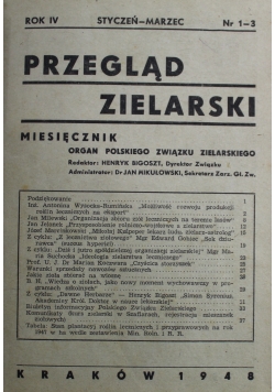 Przegląd zielarski nr 1 - 12 1948 r.