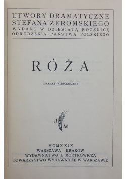 Róża, 1929 r.