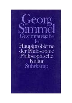 Hauptprobleme der Philosophie, tom 14