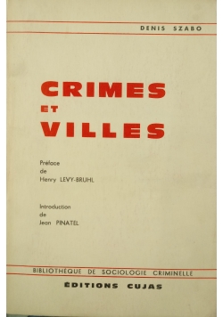 Crimes et Villes