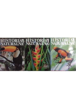 Historia Naturalna, zestaw trzech książek