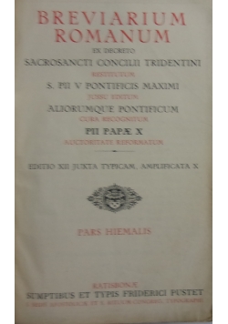 Breviarium Romanum ,ok 1927 r.