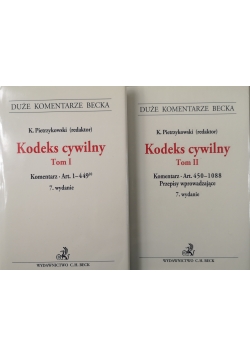 Kodeks cywilny 2 tomy