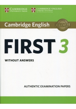 Cambridge English First 3 without answers