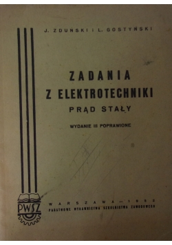 Zadania z elektrotechniki. Prąd stały
