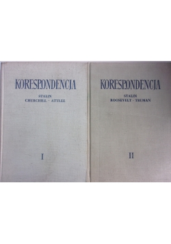 Korespondencja ,Tom I,II