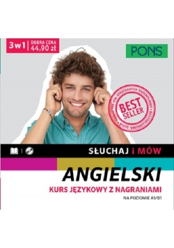 Słuchaj i mów Angielski Kurs językowy z nagraniami Pakiet 3w1