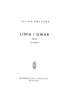 Linia i gwar szkice, tom I