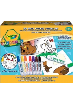 Mój pierwszy zestaw puzzle i naklejki CRAYOLA