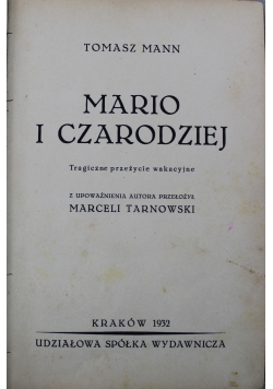 Mario i czarodziej 1932 r