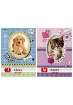Zeszyt A5/16K linia podwójna Pretty Pets (10szt)