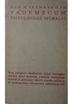 Vademecum Theologiae Moralis, 1941 r.
