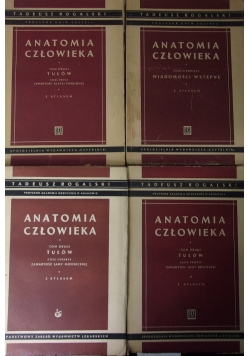 Anatomia Człowieka, zestaw 4 książek