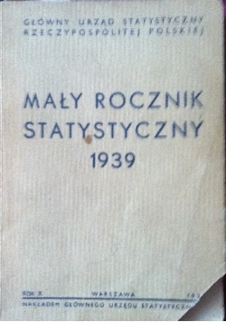 Mały rocznik statystyczny 1939
