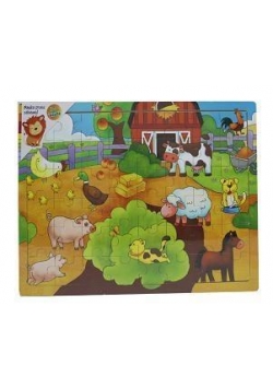 Puzzle drewniane Farma