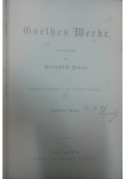 Goethes Werke