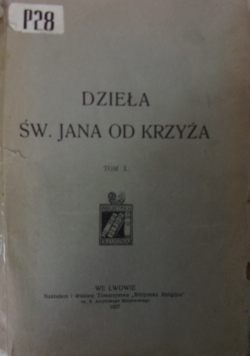 Dzieła Św Jana od Krzyża, 1927 r.