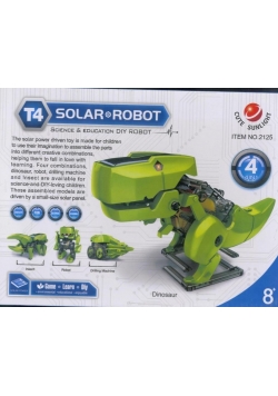 Robot Solarny 4 w 1 Dinozaur, Nowa