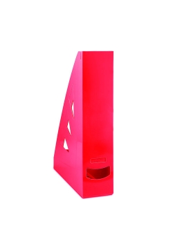 Pojemnik na dokumenty ażurowy A4 czerwony Office Products
