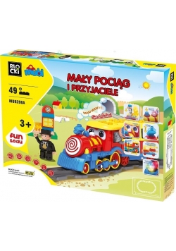 Klocki Blocki Mubi Mały pociąg i przyjaciele 49el.