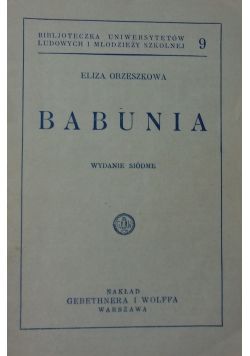 Babunia , 1931 r.