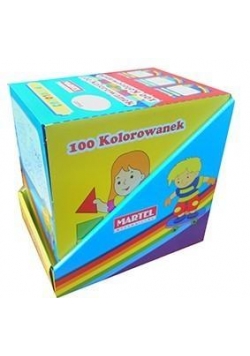 100 kolorowanek MIX display MARTEL