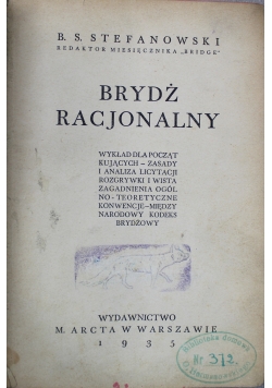 Brydż racjonalny 1935 r.