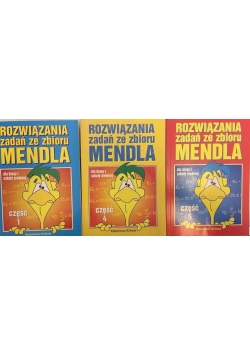 Rozwiązania zadań ze zbioru Mendla cz. 1,4,5, 3 książki