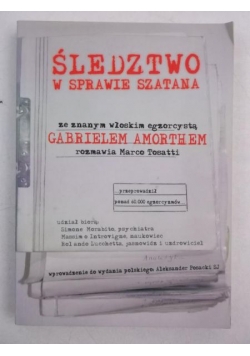 Tosatti Marco - Śledztwo w sprawie szatana