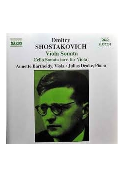 Viola Sonata Cello Sonata (arr. for Viola) . CD