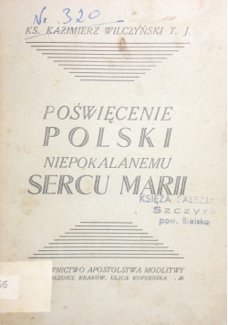 Poświęcenie Polski Niepokalanemu sercu Marii, 1946 r.