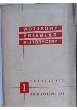 Wojskowy przegląd historyczny 1