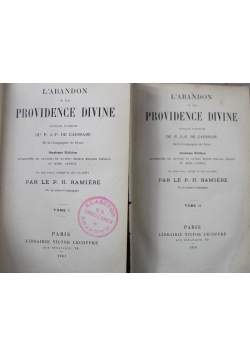 Providence Divine Tom I i II 1901 r.