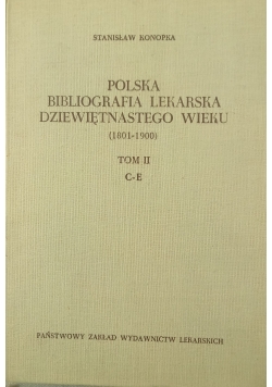 Polska bibliografia lekarska dziewiętnastego wieku Tom II