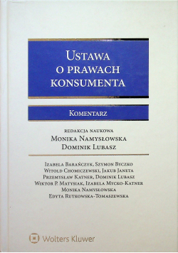 Ustawa o prawach konsumenta Komentarz