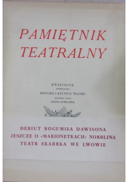 Pamiętnik teatralny 2(66)