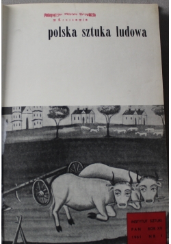 Polska sztuka ludowa 4 numer 1961 r.