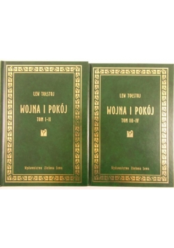 Wojna i pokój, Tom I-II, III-IV