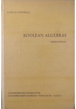 Boolean Algebras