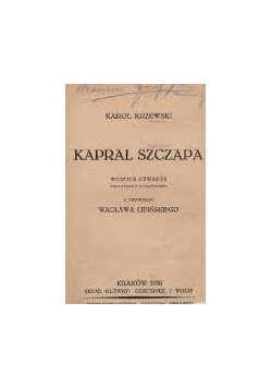 Kapral Szczapa, 1930r.