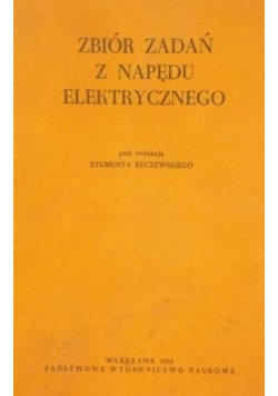 Zbiór zadań z napędu elektrycznego