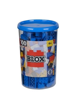 Blox 100 Klocki w pojemniku niebieskie