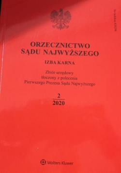 Orzecznictwo Sądu Najwyższego Izba Karna nr 2
