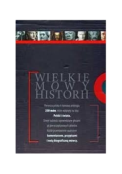 Wielkie mowy historii tom 1 do 4,Nowa