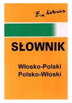 Słownik podr. pol-włos-pol EXLIBRIS