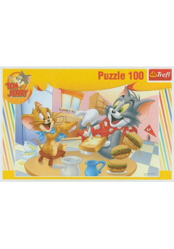 Puzzle Tom i Jerry Pyszne śniadanko 100