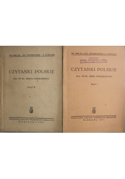 Czytanki Polskie Zeszyt I i II 1947 r
