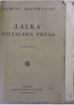 "Lalka" Bolesław Prusa, 1935r.