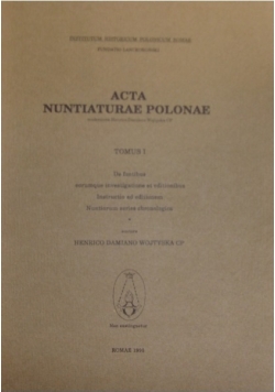 Acta Nuntlaturae Polonae